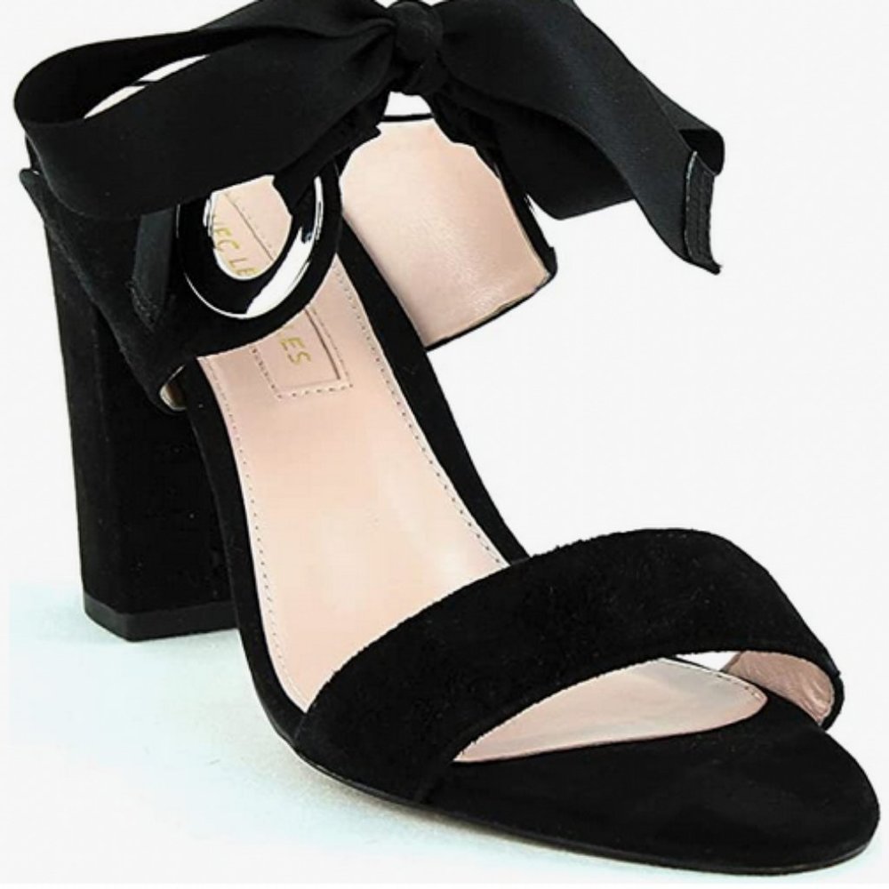 Avec Les Filles by Joyce Azria Megan Ribbon Tie Sandal - size 8